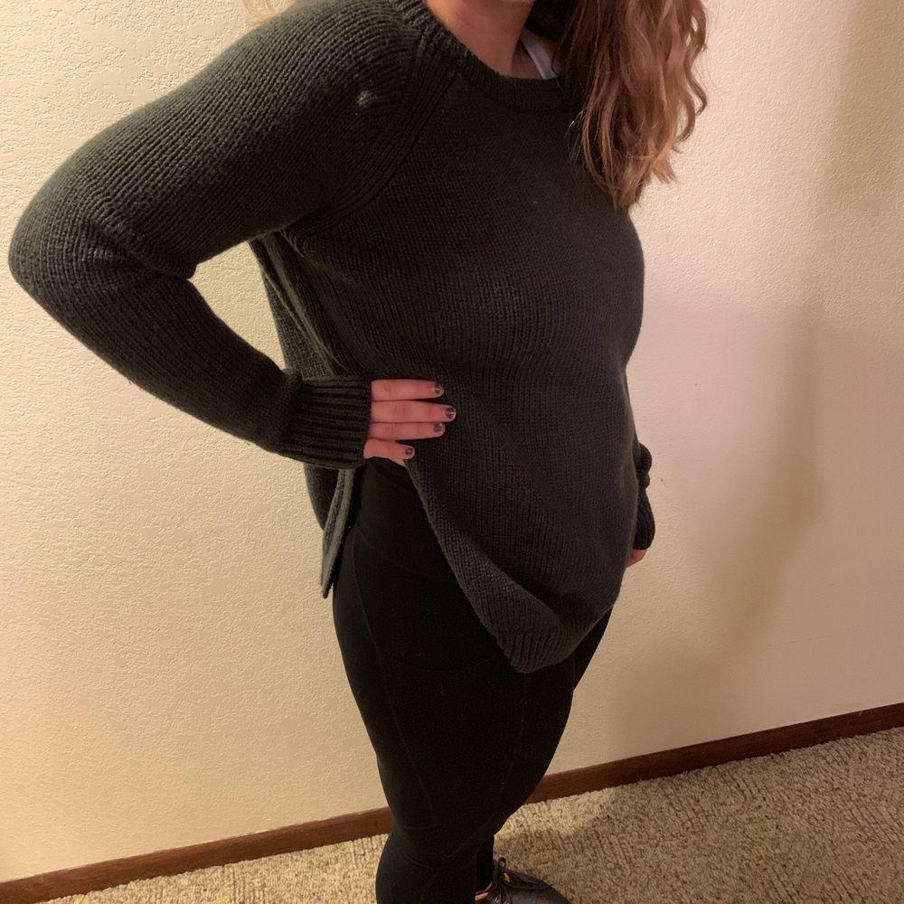 Lululemon side-slit sweater